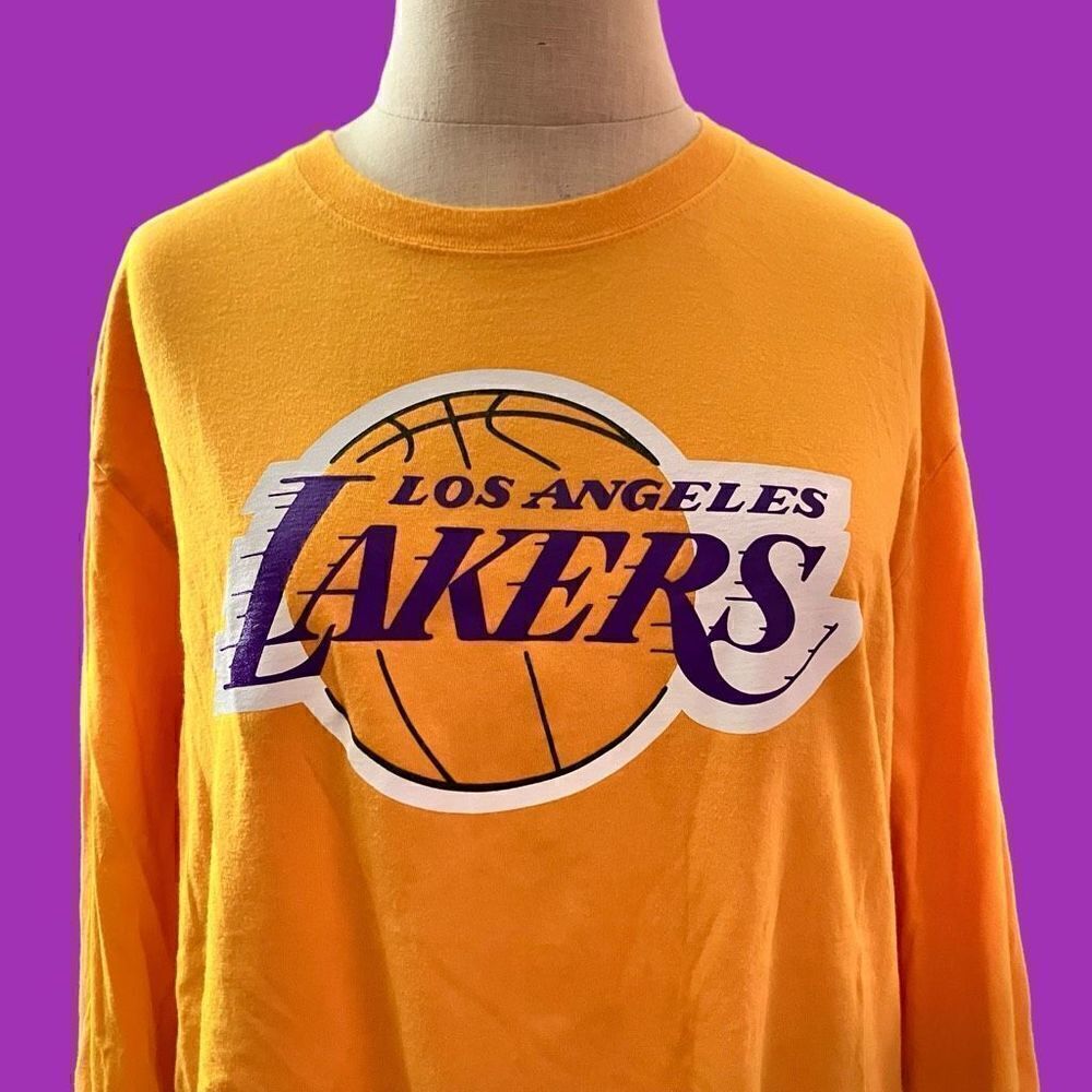 Fanatics LA Lakers #3 Davis Men’s Long Sleeve T-Shirt / SZ: L